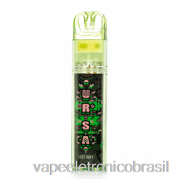 Vape Eletrônico Perdido Vape Ursa Nano Art 18w Pod Kit Verde Limão X Pachinko Art